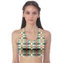 Texture Plaid Sports Bra View1