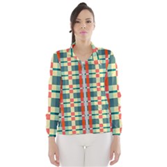 Texture Plaid Women s Windbreaker