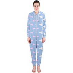 Pattern 3d Hooded Jumpsuit (ladies) 