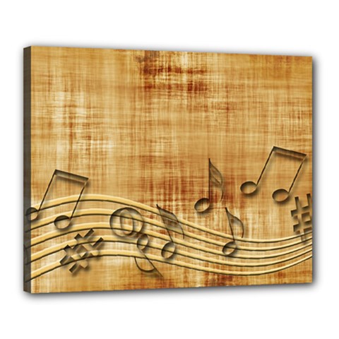 Dance Music Canvas 20  X 16  (stretched)