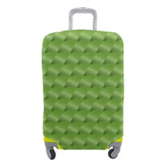 Green Pattern Ornate Background Luggage Cover (small) by Dutashop