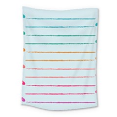 Crayon Background School Paper Medium Tapestry