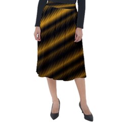 Ornament Stucco Classic Velour Midi Skirt 