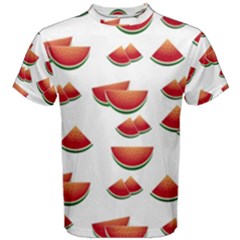 Summer Watermelon Pattern Men s Cotton Tee