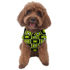 Green Pattern Square Squares Dog Sweater by Dutashop