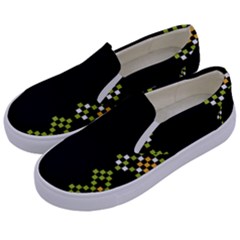 Pattern Background Vector Seamless Kids  Canvas Slip Ons by Dutashop