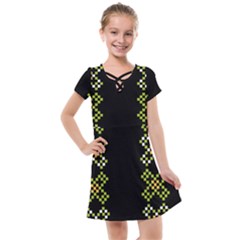 Pattern Background Vector Seamless Kids  Cross Web Dress by Dutashop