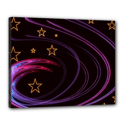 Background Abstract Star Canvas 20  X 16  (stretched)