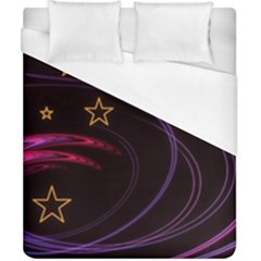 Background Abstract Star Duvet Cover (california King Size)