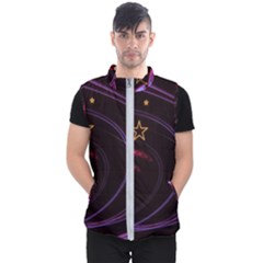 Background Abstract Star Men s Puffer Vest