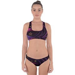 Background Abstract Star Cross Back Hipster Bikini Set