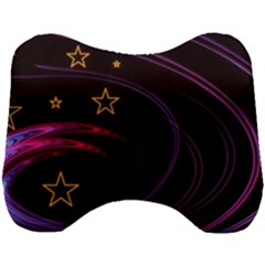 Background Abstract Star Head Support Cushion