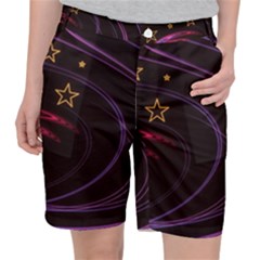 Background Abstract Star Pocket Shorts