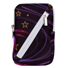 Background Abstract Star Belt Pouch Bag (large)