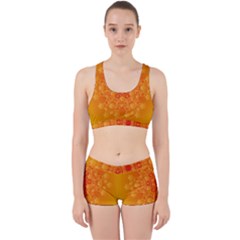 Fractal Yellow Orange Work It Out Gym Set