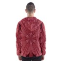 Background Floral Pattern Men s Hooded Windbreaker View2