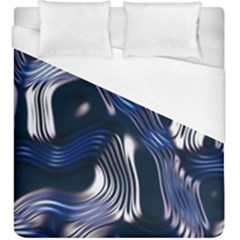 Structure Blue Background Duvet Cover (king Size)