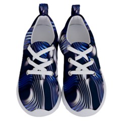 Structure Blue Background Running Shoes