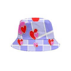 Love Hearts Valentine Decorative Bucket Hat (kids)