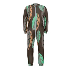 Leaf Brown Onepiece Jumpsuit (kids)