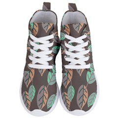 Leaf Brown Women s Lightweight High Top Sneakers