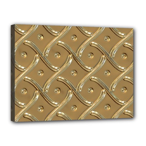 Gold Background Modern Canvas 16  X 12  (stretched)