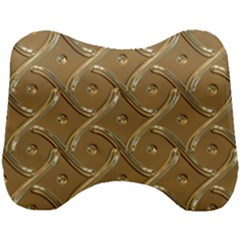 Gold Background Modern Head Support Cushion