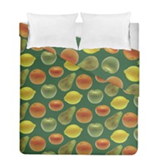 Background Fruits Several Duvet Cover Double Side (full/ Double Size)