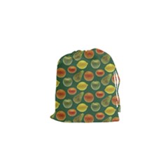 Background Fruits Several Drawstring Pouch (xs)