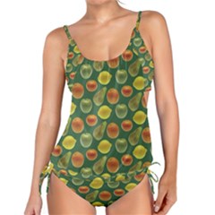 Background Fruits Several Tankini Set