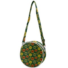 Background Fruits Several Crossbody Circle Bag