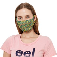 Background Fruits Several Crease Cloth Face Mask (adult)