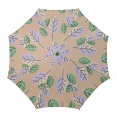 Leaf Pink Golf Umbrellas