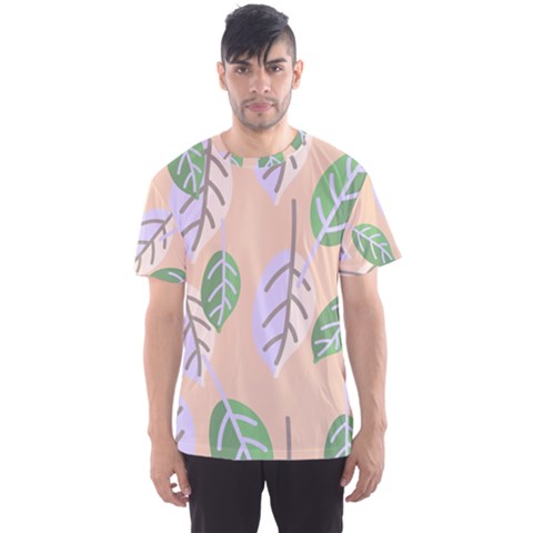 Leaf Pink Men s Sport Mesh Tee by Dutashop