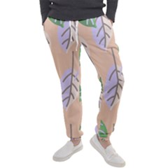 Leaf Pink Men s Jogger Sweatpants by Dutashop