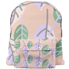 Leaf Pink Giant Full Print Backpack by Dutashop