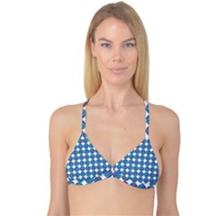 Geometric Dots Pattern Reversible Tri Bikini Top