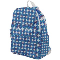 Geometric Dots Pattern Top Flap Backpack by Dutashop