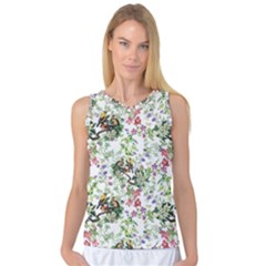 Green Flora Women s Basketball Tank Top by goljakoff