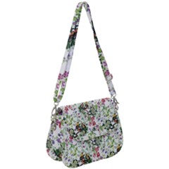 Green Flora Saddle Handbag by goljakoff