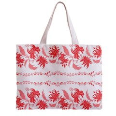 Folk Ornament Zipper Mini Tote Bag by Eskimos