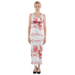 Folk Ornament Fitted Maxi Dress by Eskimos