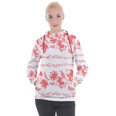 Folk Ornament Women s Hooded Pullover by Eskimos