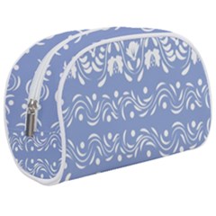 Blue White Ornament Make Up Case (medium) by Eskimos