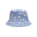 Blue white ornament Inside Out Bucket Hat (Kids) View5