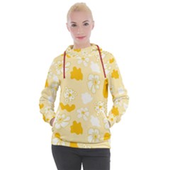 Abstract Daisy Women s Hooded Pullover by Eskimos