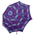 Snow Blue Purple Tulip Hook Handle Umbrellas (Large) View2