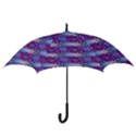 Snow Blue Purple Tulip Hook Handle Umbrellas (Large) View3