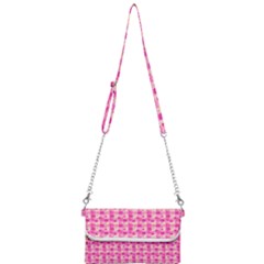 Heart Pink Mini Crossbody Handbag by Dutashop