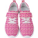 Heart Pink Men s Velcro Strap Shoes View1